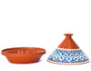 Large Cooking & Serving Tagine Pot, (Signature Mediterranean Turquoise)