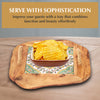 Ceramic Tile Tray with Rope Handles, Arabesque