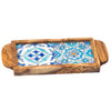 Olive wood Serving Tray with Ergonomic Handles, Sidi Bou Design