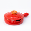 Handcrafted Red Ceramic Pan – Eco-Friendly, Lead-Free Tunisian Cookware | Terra Collection