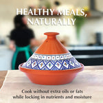 Blue Classic Cooking & Serving Tagine Pot