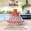 Bohemian Supreme Tagine - Medium Red Ceramic Cooking Pot