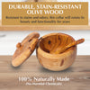 Olive Wood Sugar Cellar with Spoon