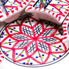 Bohemian Red Star Dipping and Serving Set - Versatile Handmade Ceramic Decor