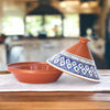 Blue Classic Cooking & Serving Tagine Pot