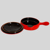 Handcrafted Red Ceramic Pan – Eco-Friendly, Lead-Free Tunisian Cookware | Terra Collection