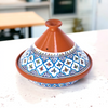 Turquoise Supreme Cooking & Serving Tagine Pot