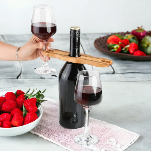 Wine glass and bottle holder 2025