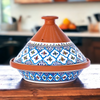 Turquoise Supreme Cooking & Serving Tagine Pot