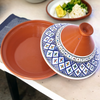 Bohemian Supreme Tagine - Large Blue Ceramic Cooking Pot