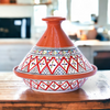 Red Supreme Cooking & Serving Tagine Pot