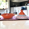 Red Classic Cooking & Serving Tagine Pot