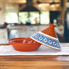 Turquoise Classic Cooking & Serving Tagine Pot