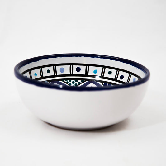 SMALL BOWL: BLUE ACCENT-1873