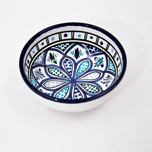 SMALL BOWL: BLUE ACCENT-0