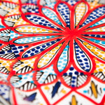 Large Square Plate : Red Accent-1949